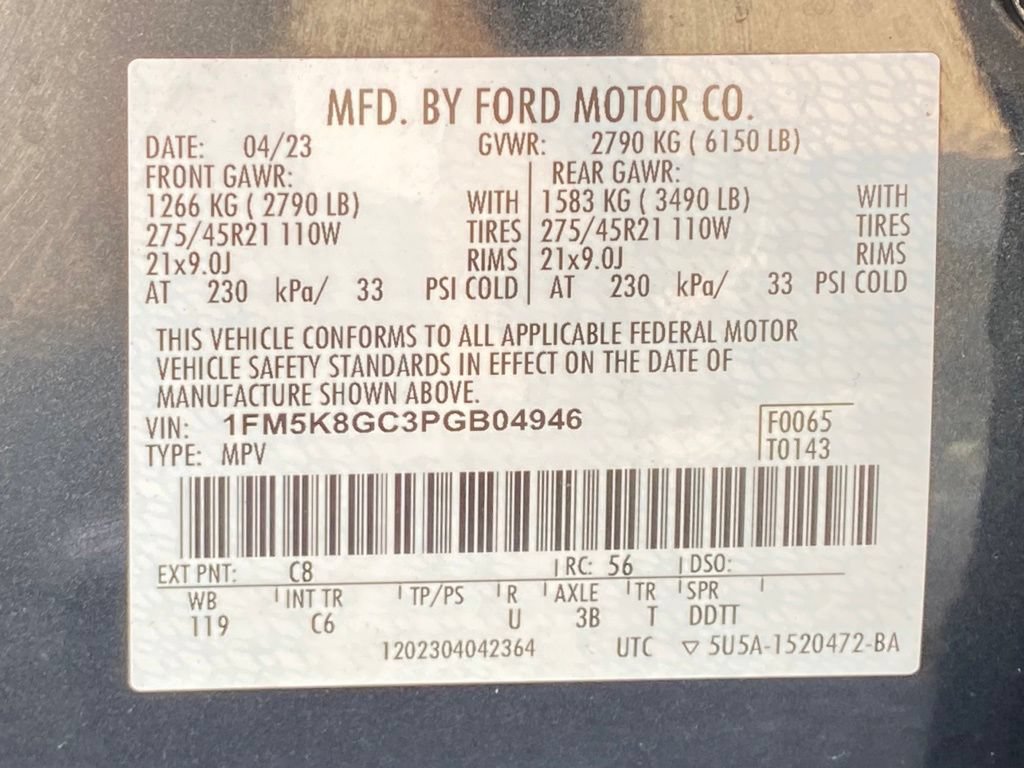 Used 2023 Ford Explorer ST w/ Equipment Group 401A AWD/4WD image 33