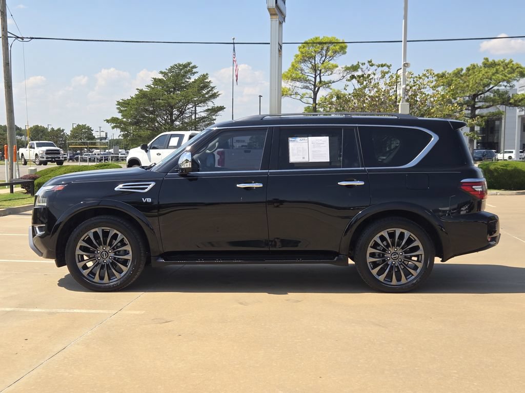Used 2021 Nissan Armada Platinum w/ Captain's Chairs Package RWD image 4