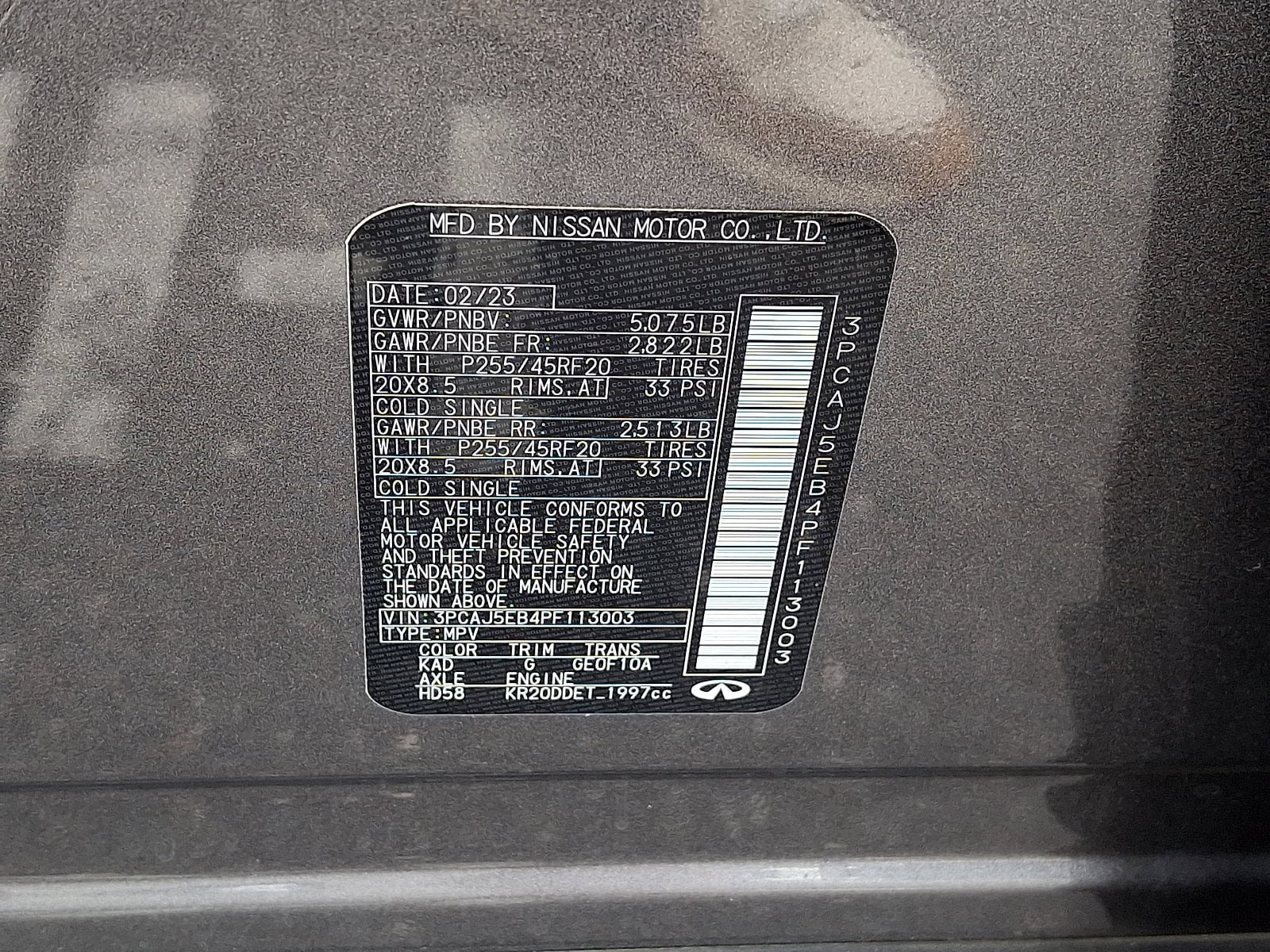 Used 2023 INFINITI QX50 Sensory AWD/4WD image 28