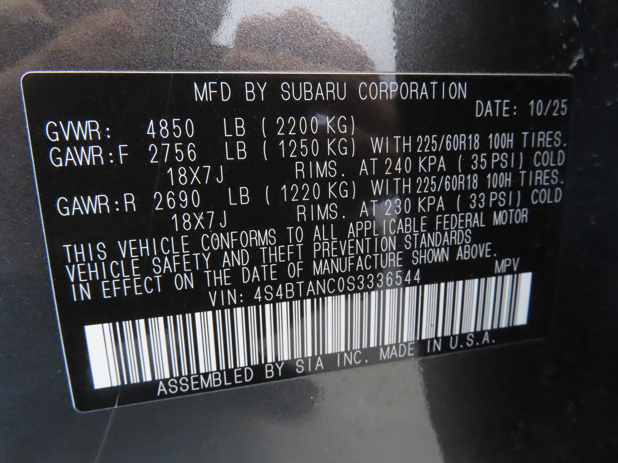 Used 2025 Subaru Outback Limited image 30