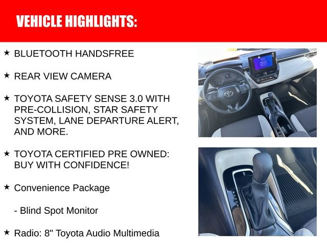 Certified 2025 Toyota Corolla LE w/ Convenience Package image 9
