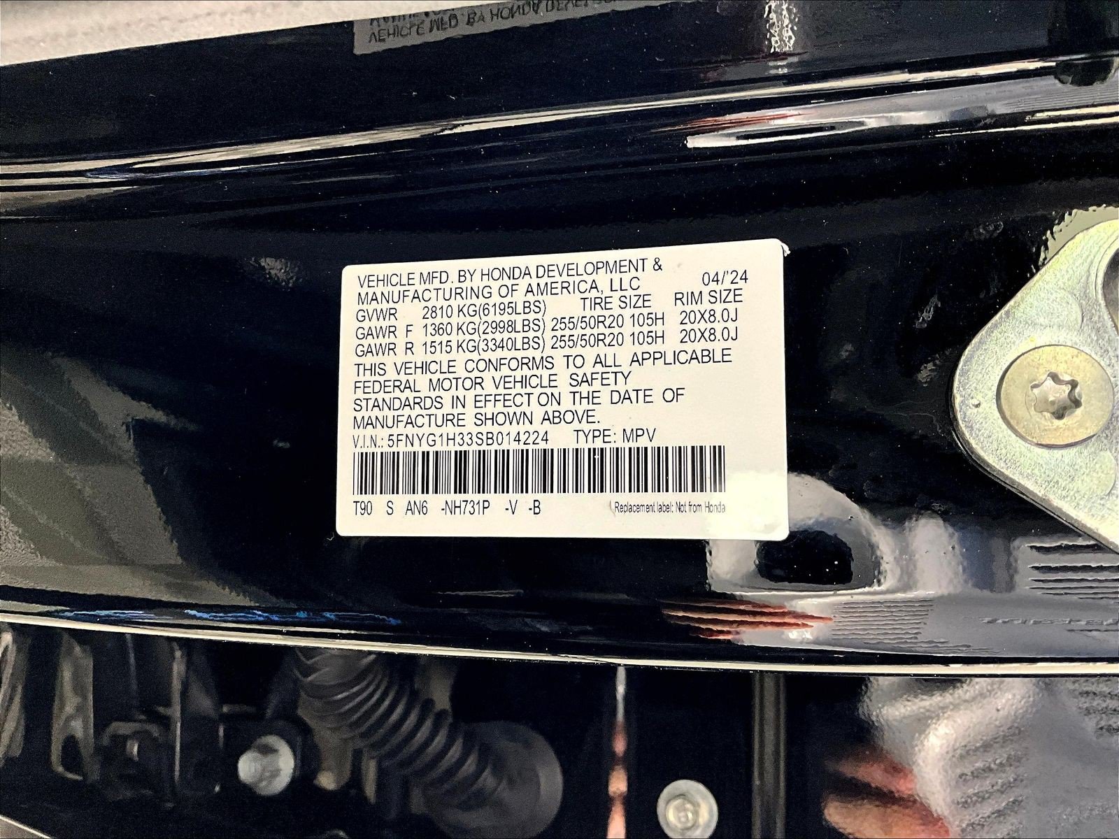 Used 2025 Honda Pilot Sport image 19