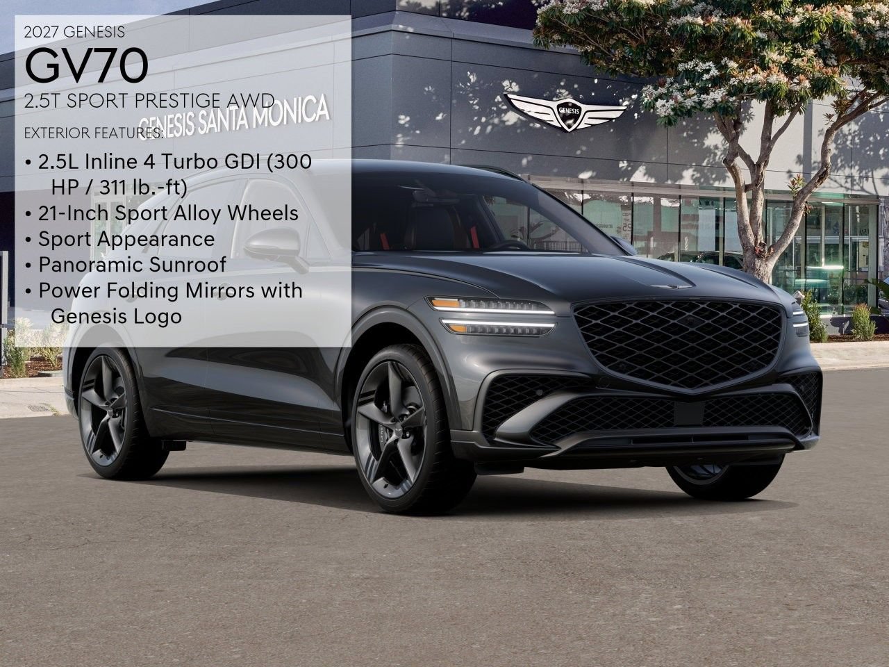 New 2027 Genesis GV70 2.5T Sport Prestige AWD/4WD image 3