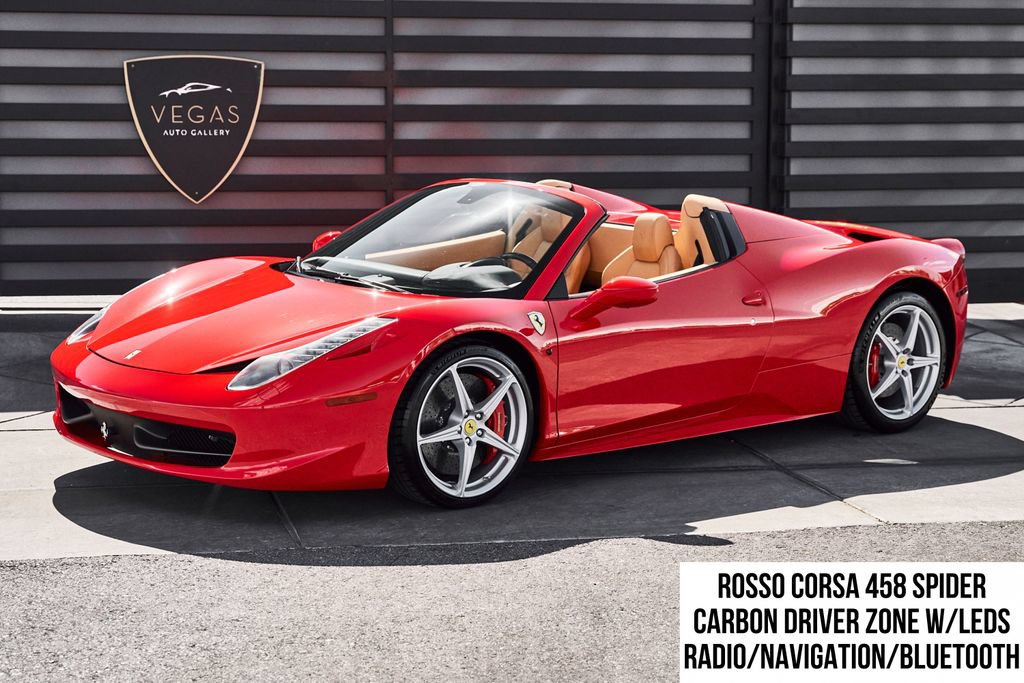 Used 2012 Ferrari 458 Spider RWD image 1
