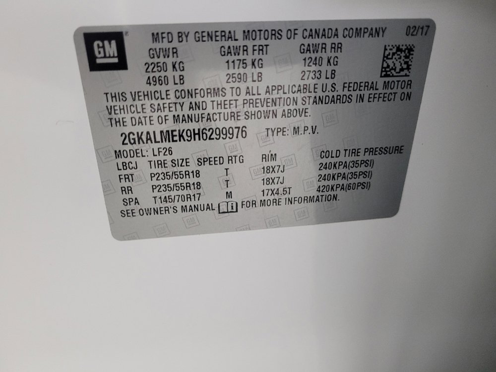 Used 2017 GMC Terrain SLE FWD image 33