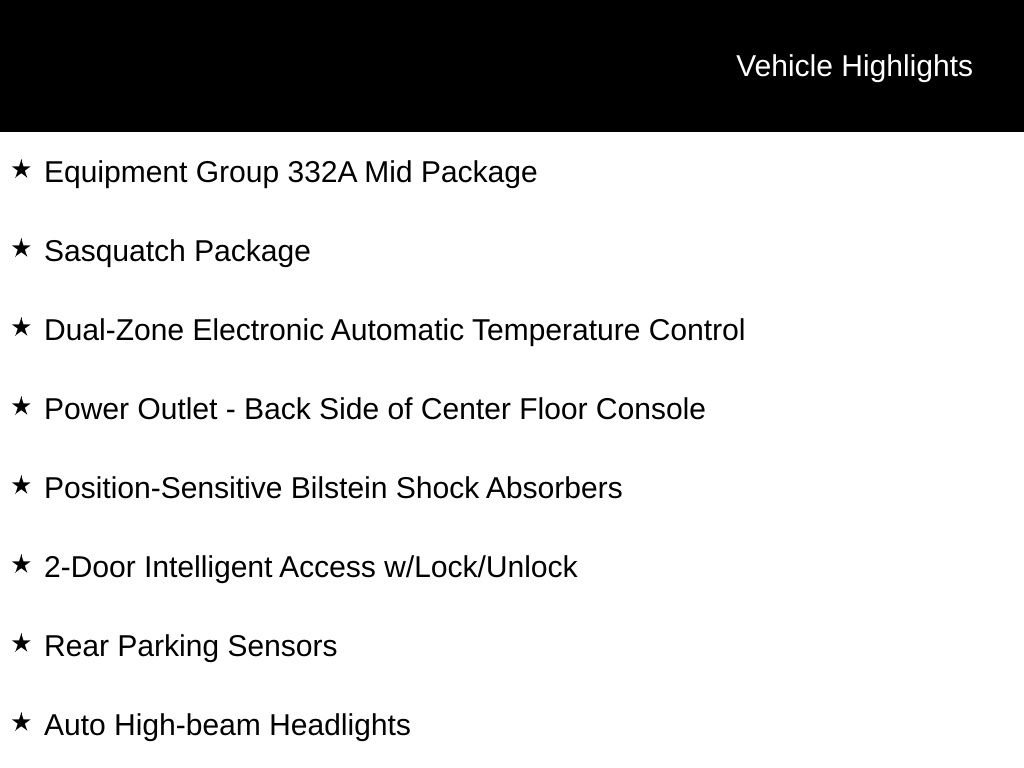 New 2025 Ford Bronco Badlands w/ Sasquatch Package AWD/4WD image 4