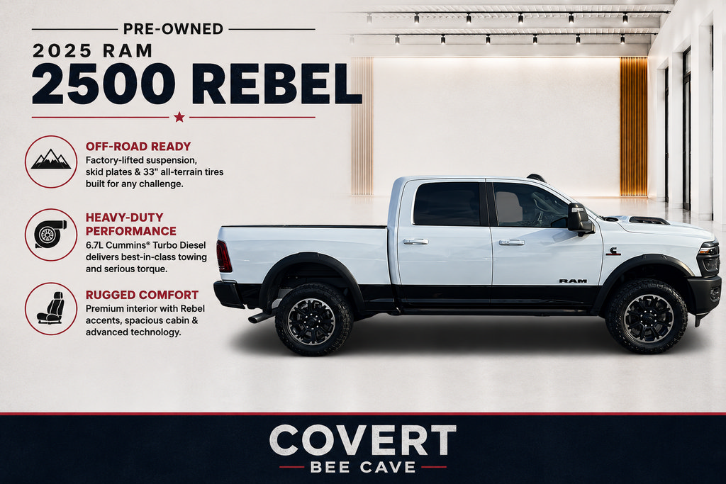 Used 2025 RAM 2500 Rebel w/ Rebel Level 1 Equipment Group AWD/4WD image 17