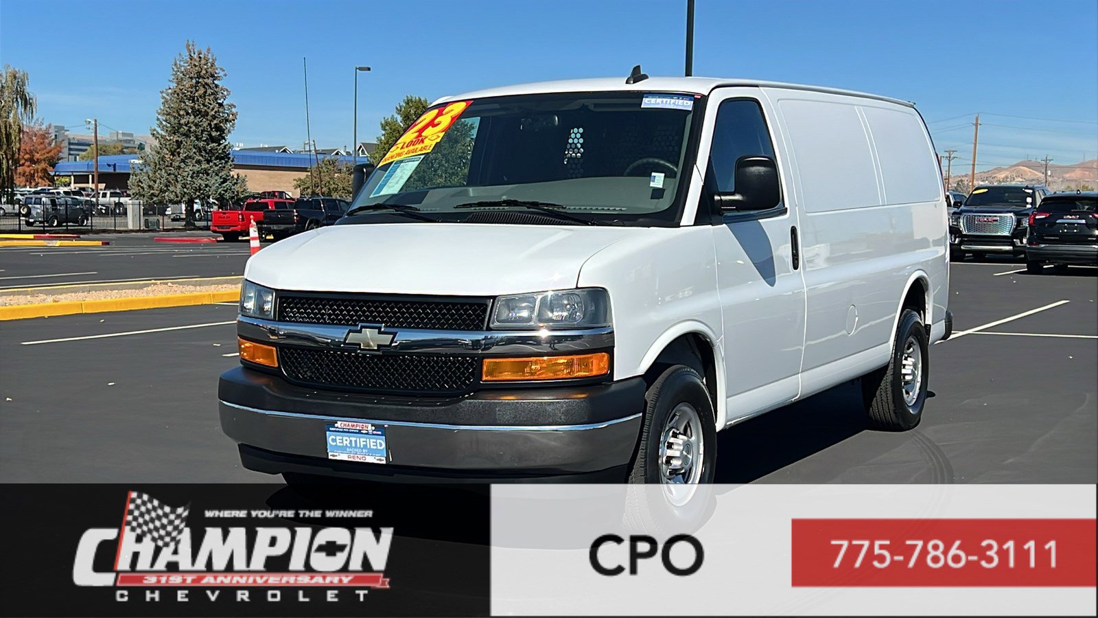 Certified 2023 Chevrolet Express 2500 w/ Driver Convenience Package image 1
