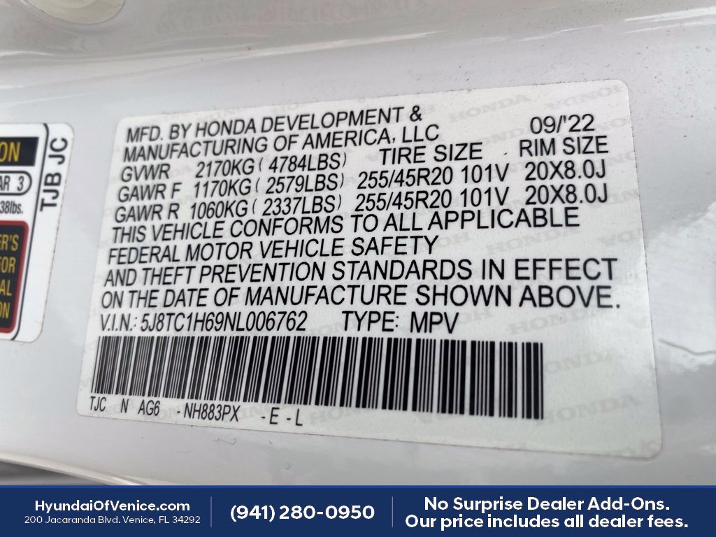 Used 2022 Acura RDX w/ Advance Package FWD image 28