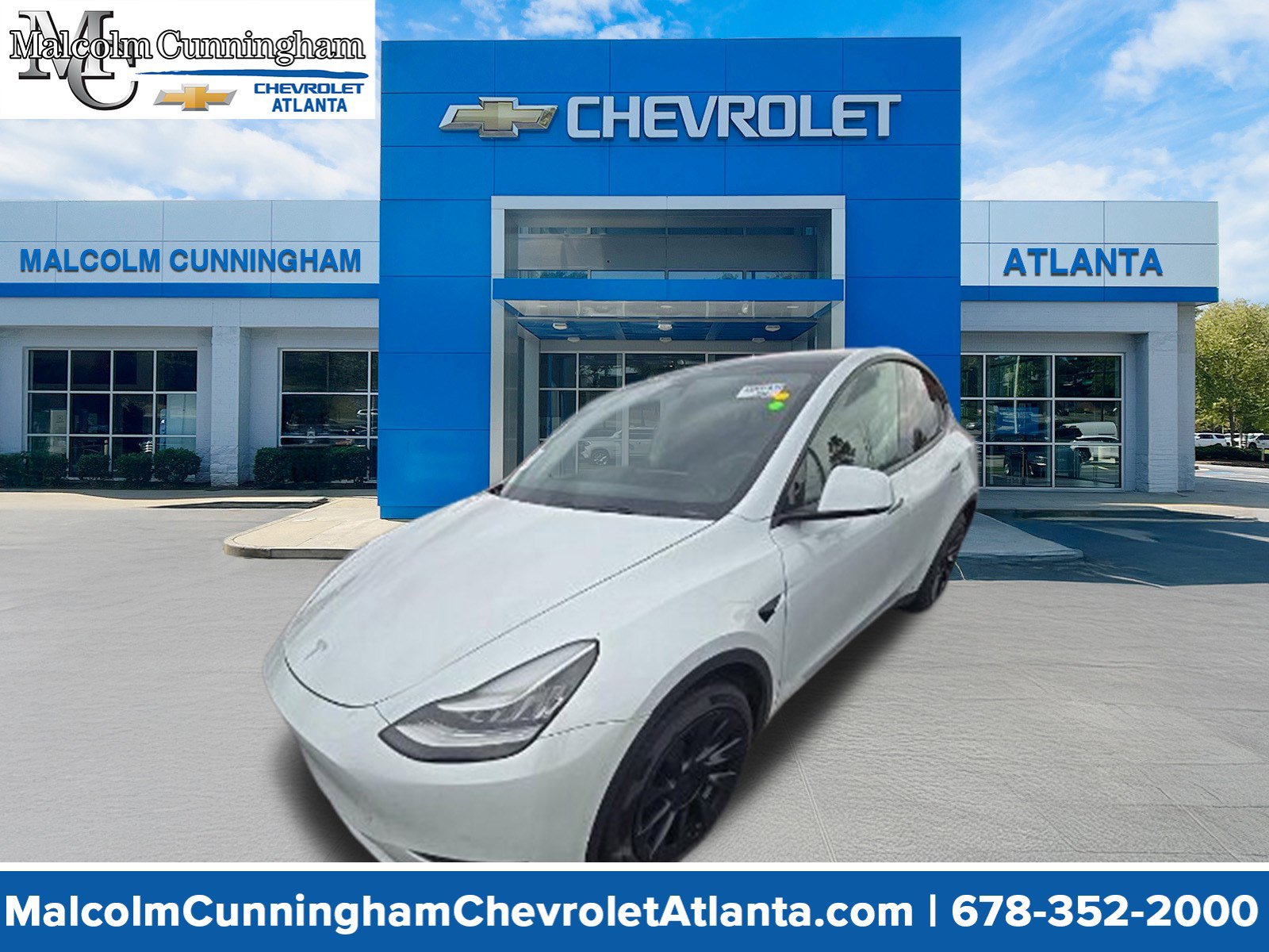 Used 2020 Tesla Model Y Long Range AWD/4WD image 1