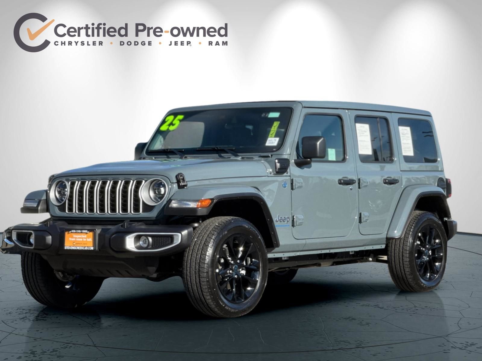 Certified 2025 Jeep Wrangler Unlimited Sahara w/ Safety Group image 8