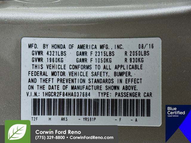 Used 2017 Honda Accord EX-L image 33