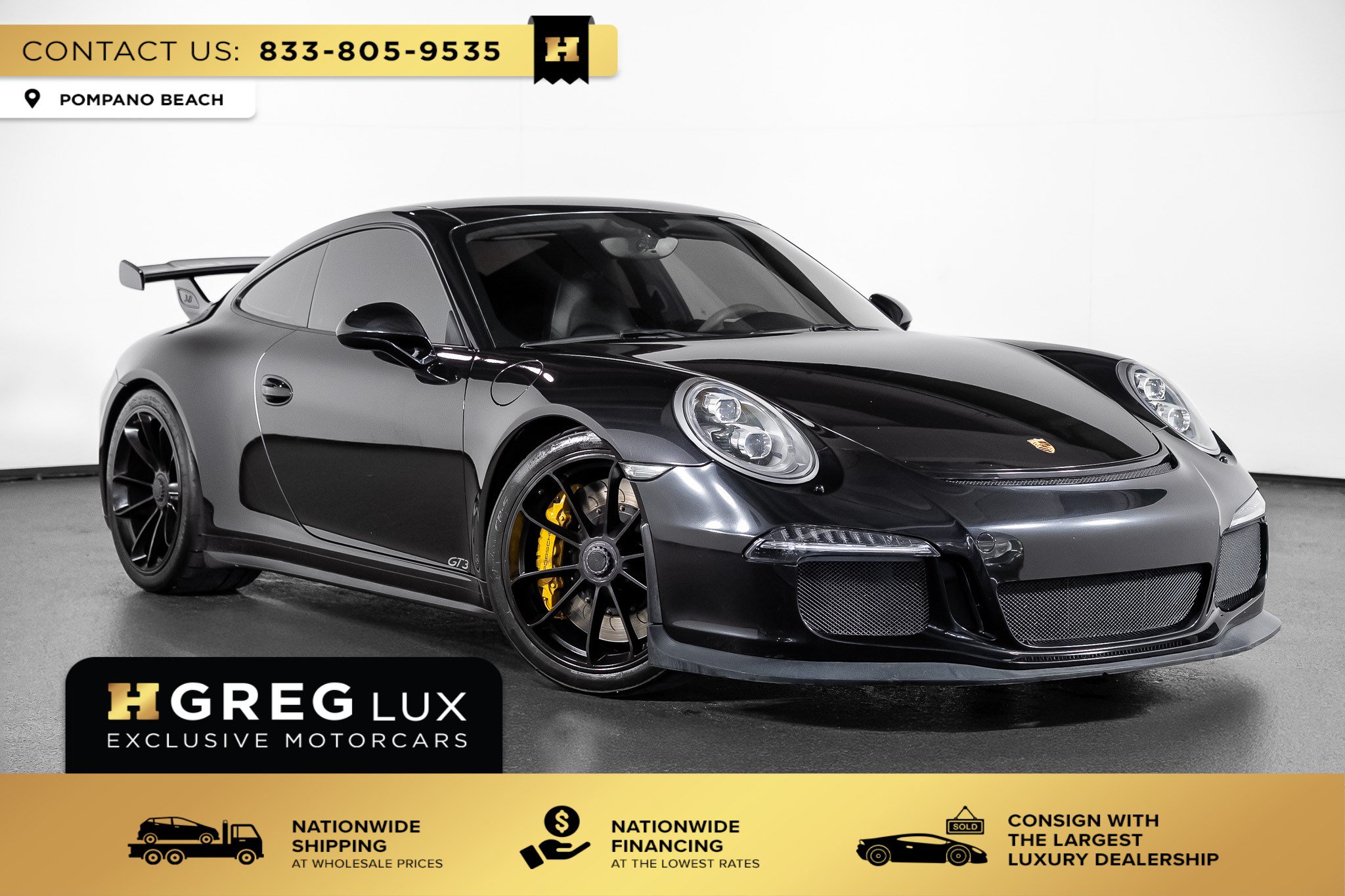 Used 2014 Porsche 911 GT3 w/ Sound Package Plus RWD image 1