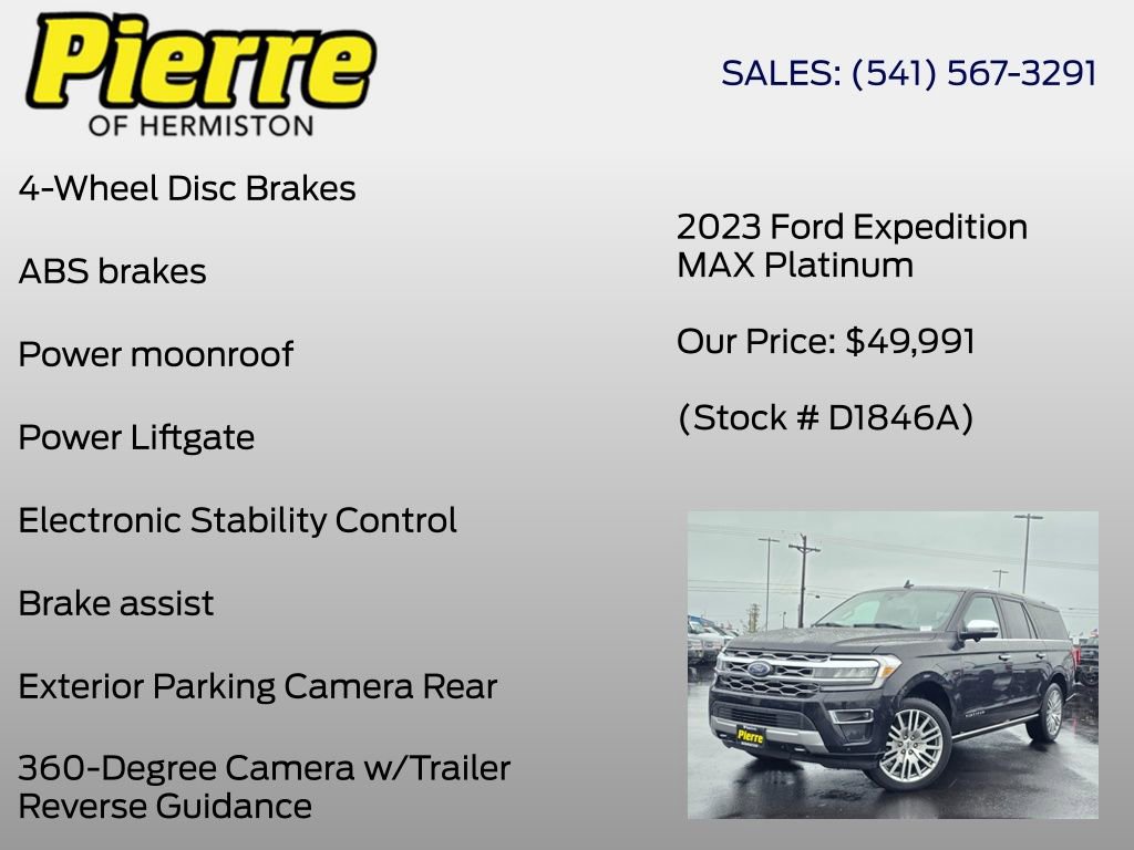 Used 2023 Ford Expedition Max Platinum AWD/4WD image 24