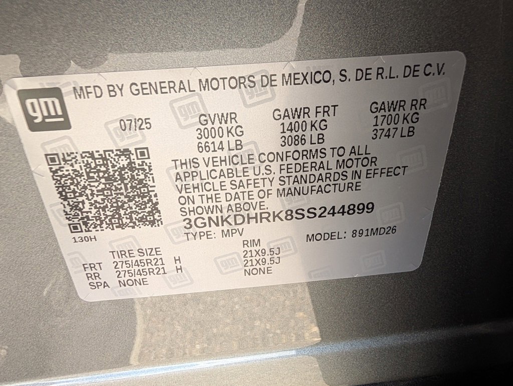 New 2025 Chevrolet Blazer EV RS image 22