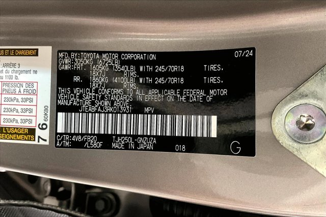 Certified 2024 Toyota Land Cruiser 1958 AWD/4WD image 44