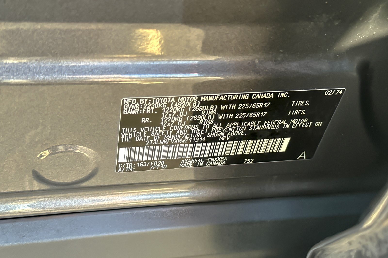 Certified 2024 Toyota RAV4 LE AWD/4WD image 26