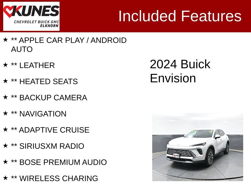 Used 2024 Buick Envision Preferred AWD/4WD image 2