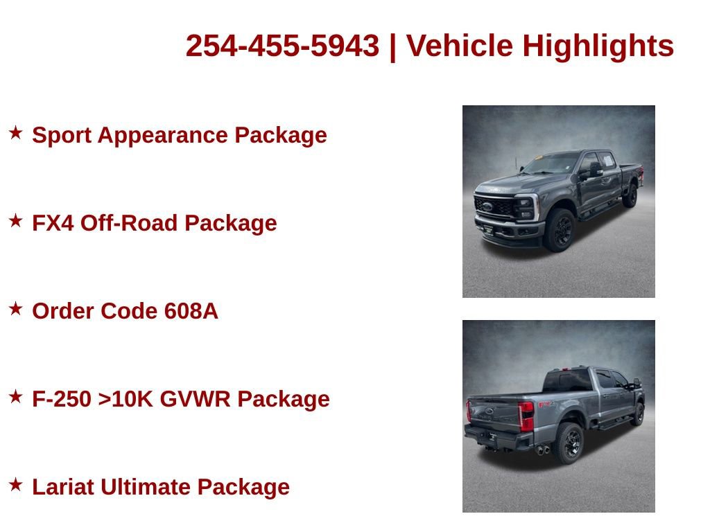 Used 2024 Ford F250 Lariat w/ Lariat Ultimate Package image 4