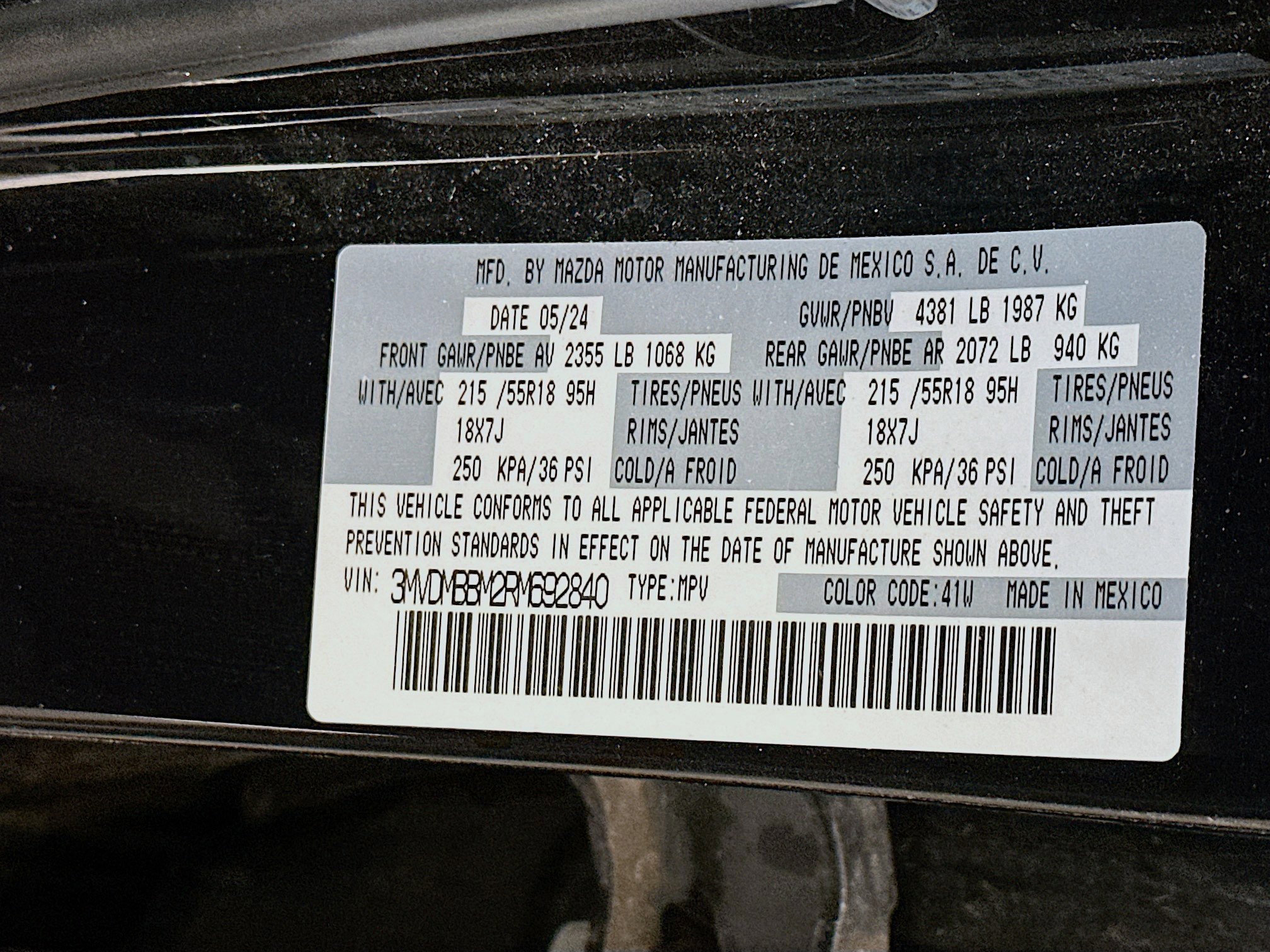 Used 2024 MAZDA CX-30 AWD 2.5 S w/ Select Sport Pkg image 12