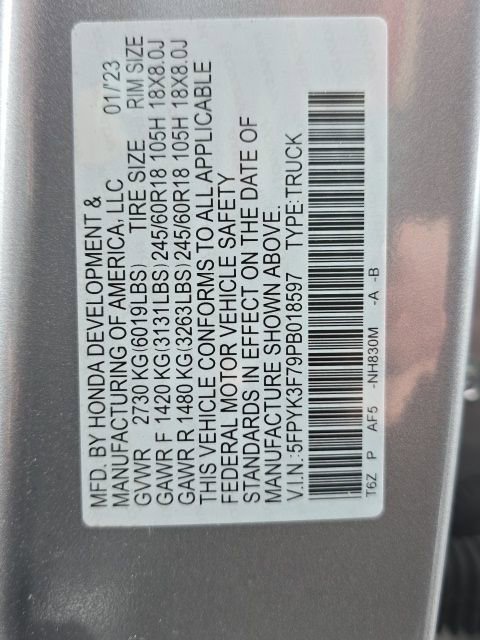 Certified 2023 Honda Ridgeline RTL-E image 56