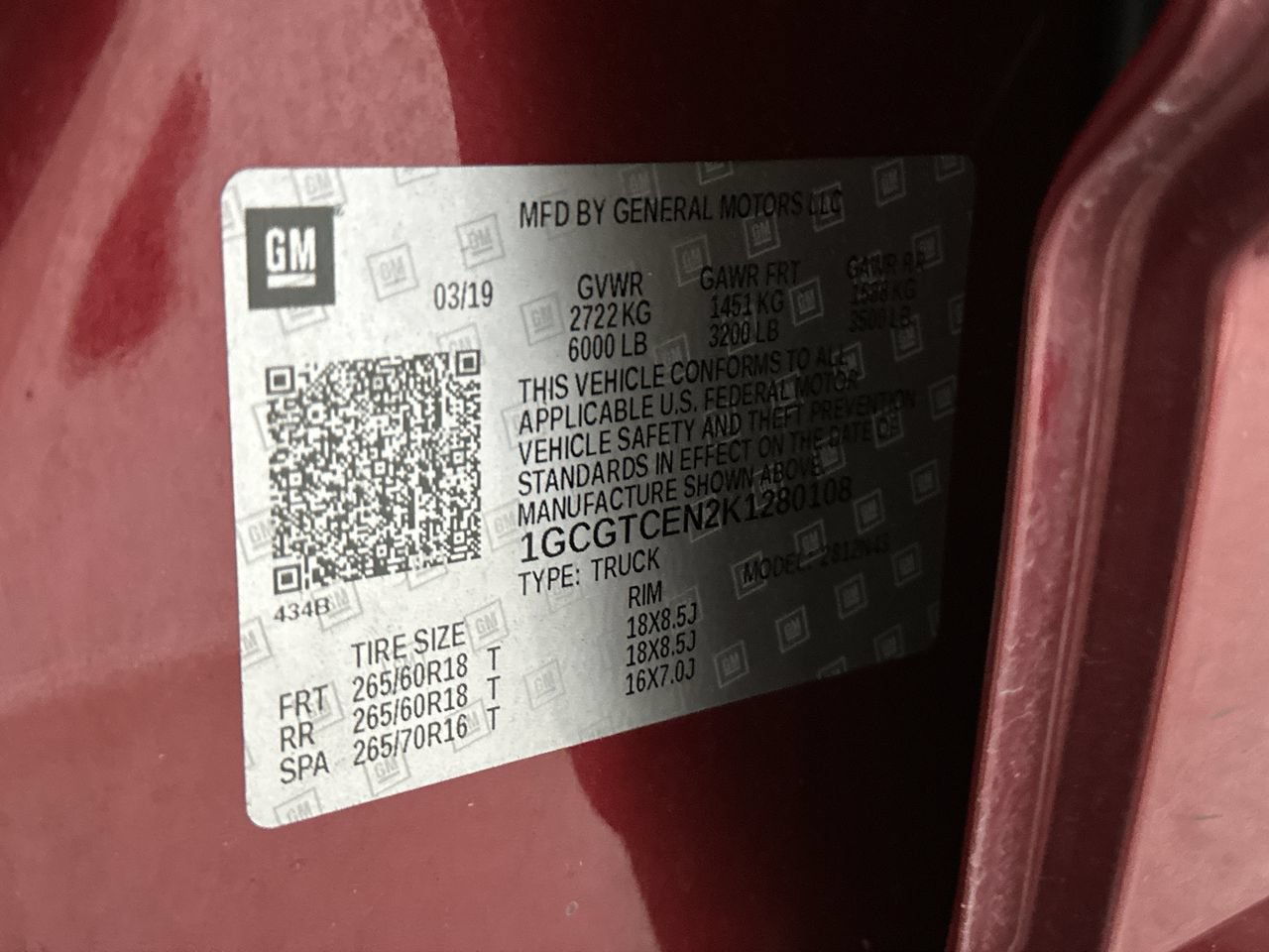 Used 2019 Chevrolet Colorado LT w/ LT Convenience Package AWD/4WD image 14