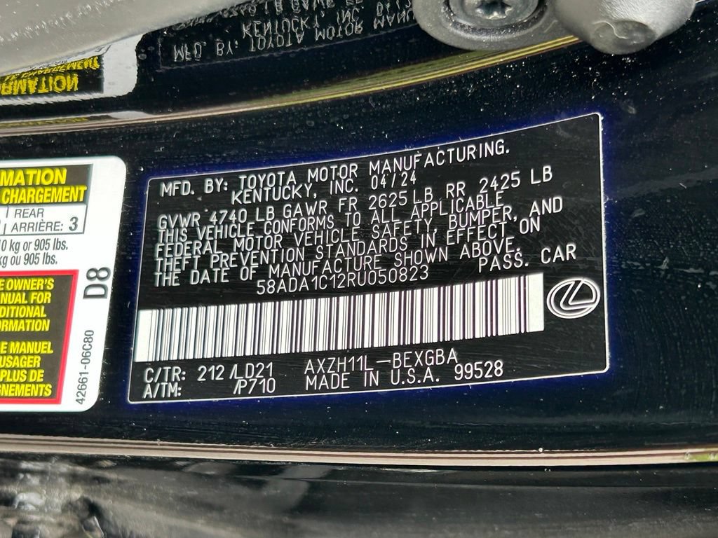 Used 2024 Lexus ES 300h w/ Premium Package FWD image 51