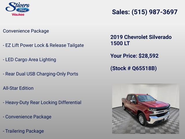 Used 2019 Chevrolet Silverado 1500 LT w/ All-Star Edition AWD/4WD image 39