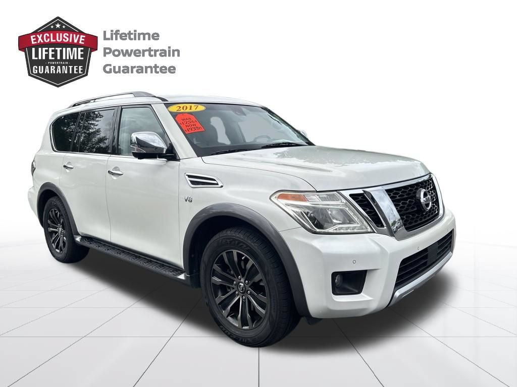 Used 2017 Nissan Armada Platinum w/ Interior Lighting Package AWD/4WD image 7