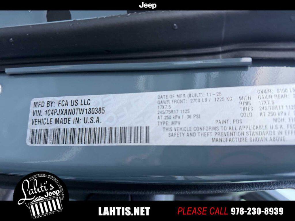New 2026 Jeep Wrangler Sport image 19