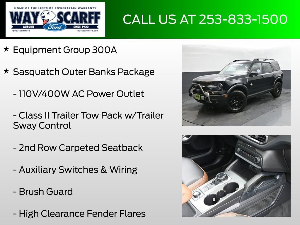 New 2025 Ford Bronco Sport Outer Banks w/ Sasquatch Outer Banks Package image 6