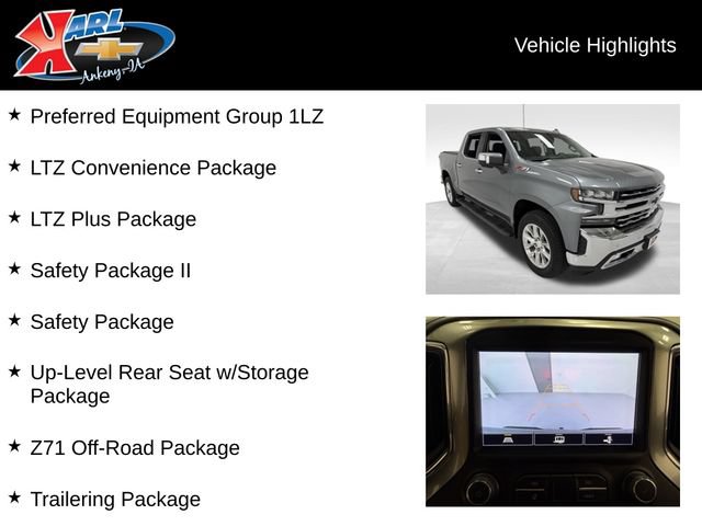 Certified 2021 Chevrolet Silverado 1500 LTZ w/ Safety Package II AWD/4WD image 2