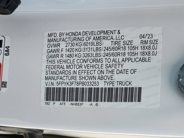 Used 2023 Honda Ridgeline RTL-E image 27