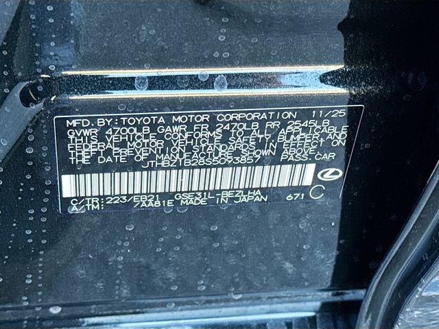 New 2025 Lexus IS 350 F Sport image 38