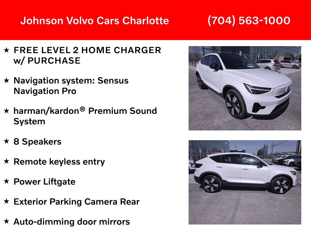 Used 2023 Volvo C40 P8 Recharge Ultimate image 3