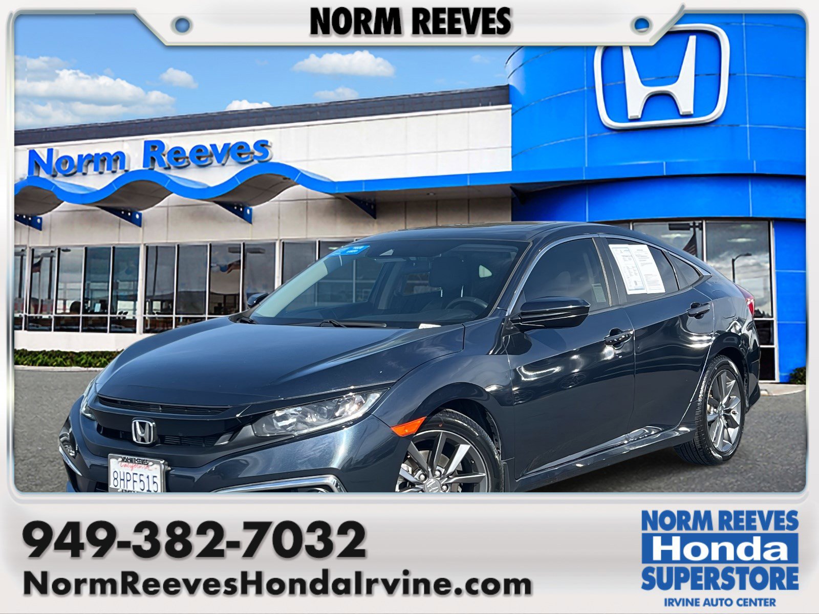 Certified 2019 Honda Civic EX image 1