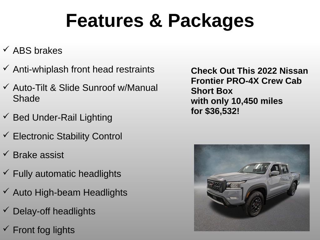 Used 2022 Nissan Frontier PRO-4X w/ Pro-4X Premium Package image 13