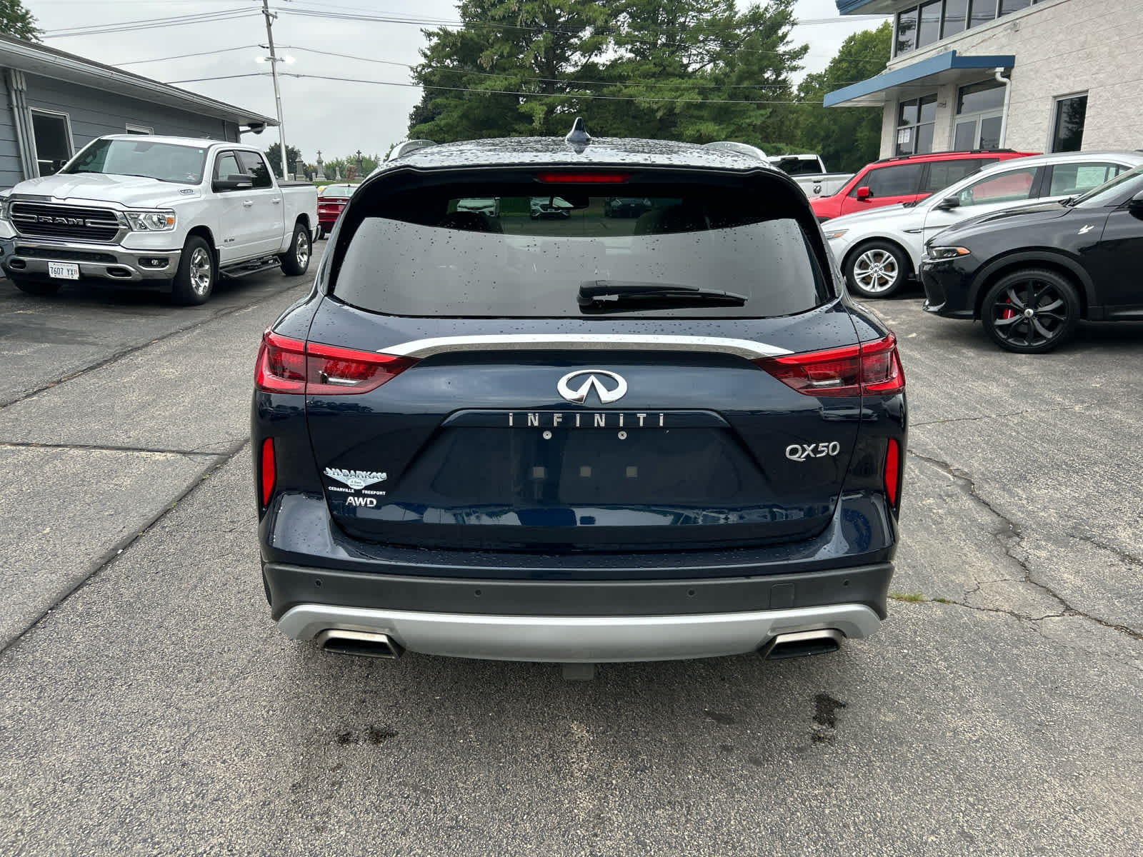 Used 2021 INFINITI QX50 Autograph w/ Premium White Leather Package AWD/4WD image 6