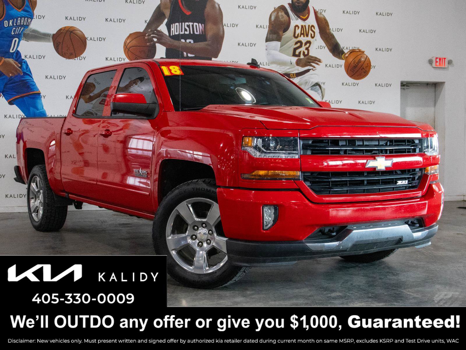 Used 2018 Chevrolet Silverado 1500 LT w/ Texas Edition