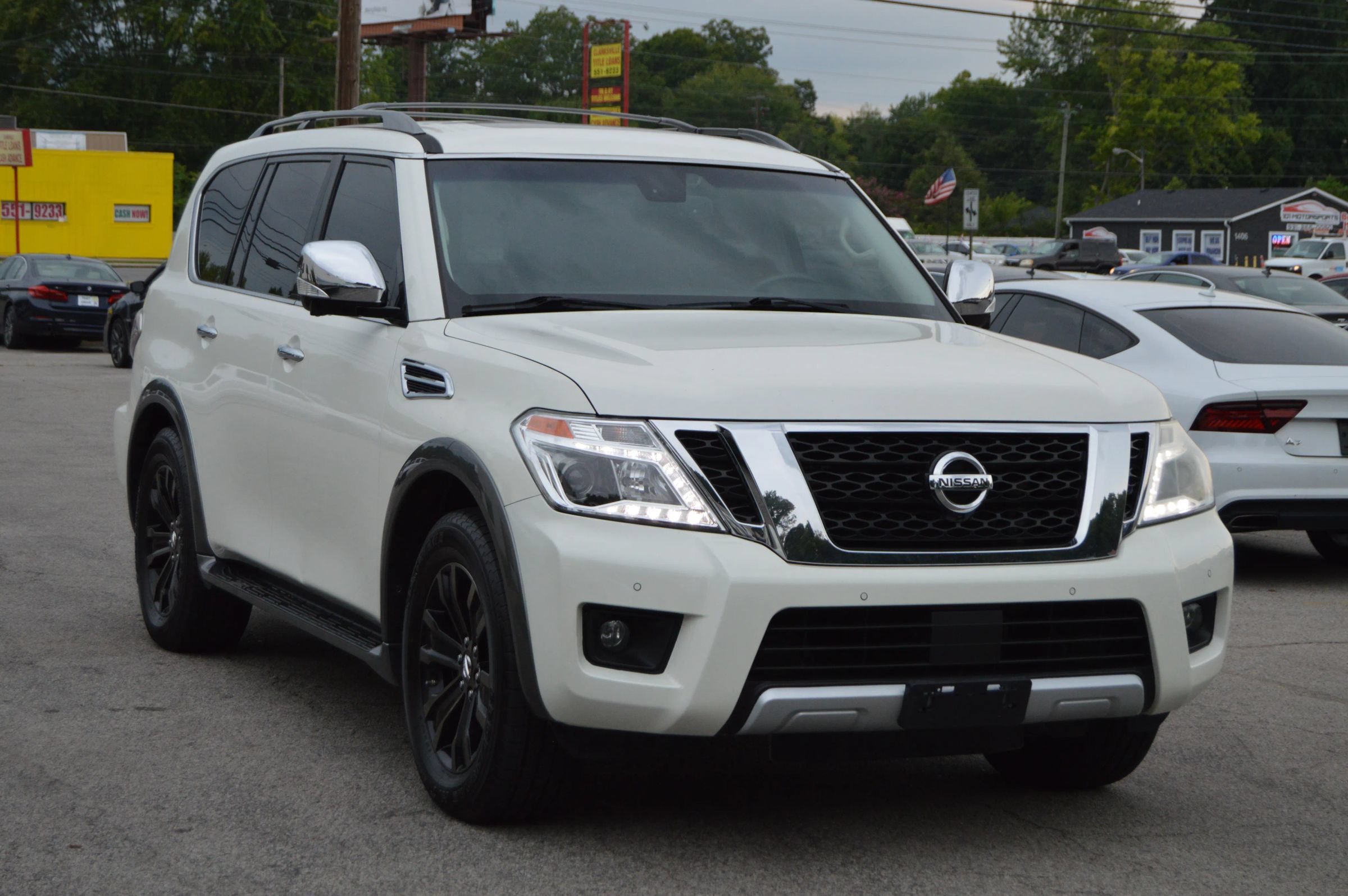 Used 2017 Nissan Armada Platinum w/ Captain Seat Package RWD image 2