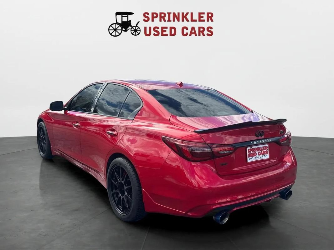 Used 2019 INFINITI Q50 Red Sport 400 w/ All Weather Package (L93) AWD/4WD image 6