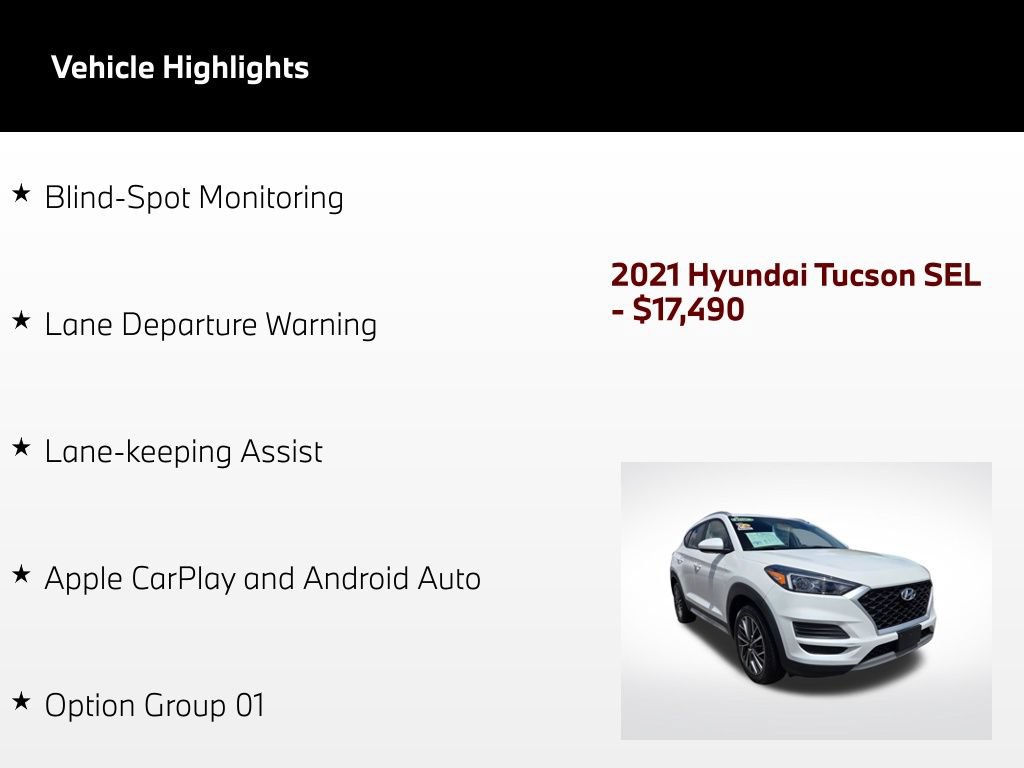 Used 2021 Hyundai Tucson SEL AWD/4WD image 50