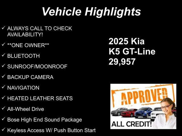 Used 2025 Kia K5 GT-Line w/ GT-Line Premium Package AWD/4WD image 10