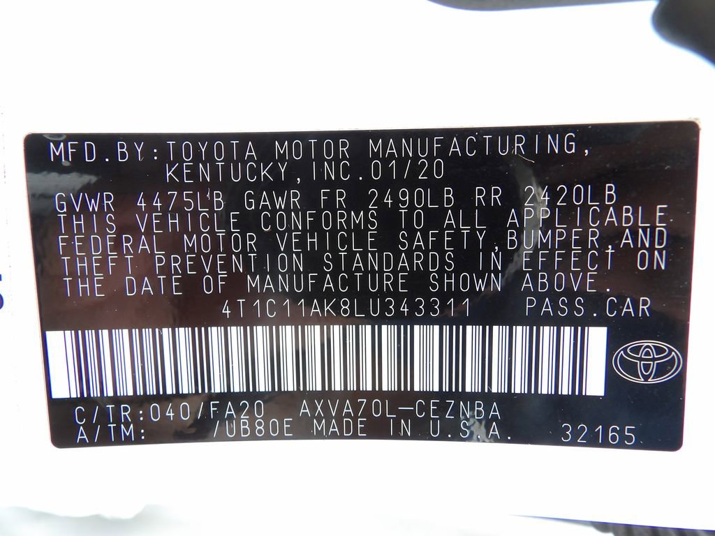 Used 2020 Toyota Camry LE FWD image 27