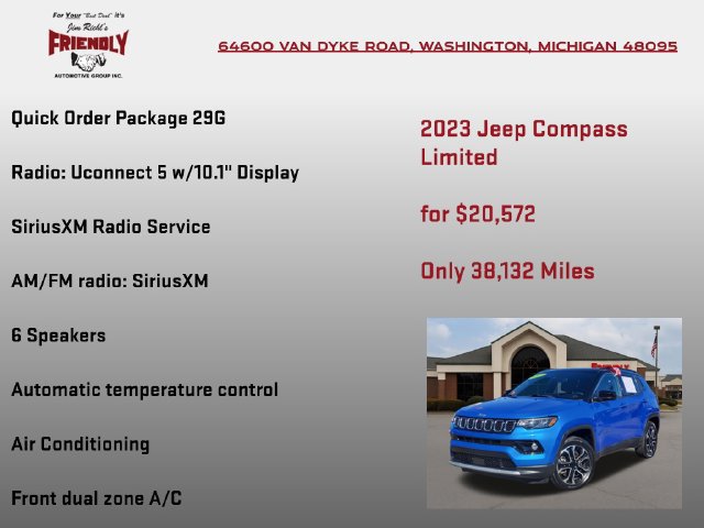 Used 2023 Jeep Compass Limited AWD/4WD image 5