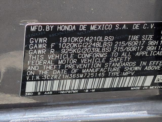 Certified 2025 Honda HR-V LX image 23