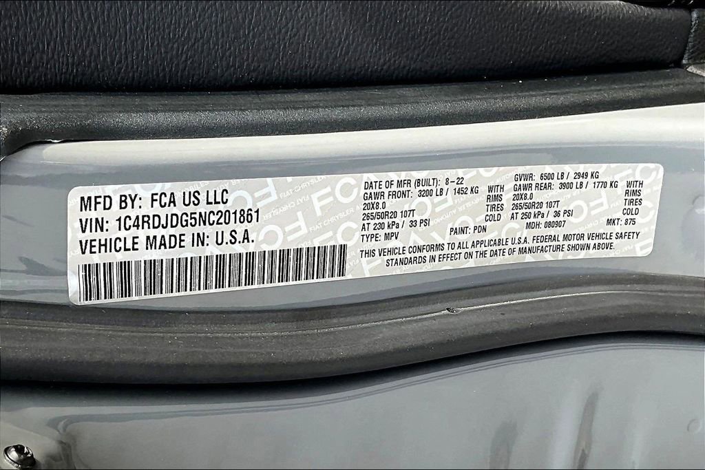 Used 2022 Dodge Durango GT AWD/4WD image 21