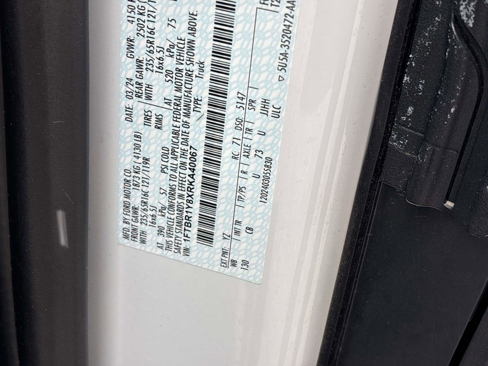 Used 2024 Ford Transit 250 Low Roof w/ Exterior Upgrade Package image 29