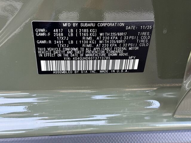 Certified 2026 Subaru Crosstrek 2.0i Premium AWD/4WD image 35