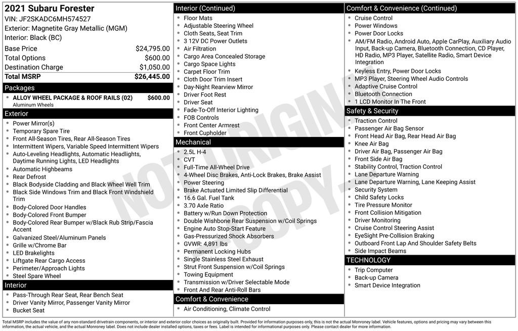 Used 2021 Subaru Forester image 24